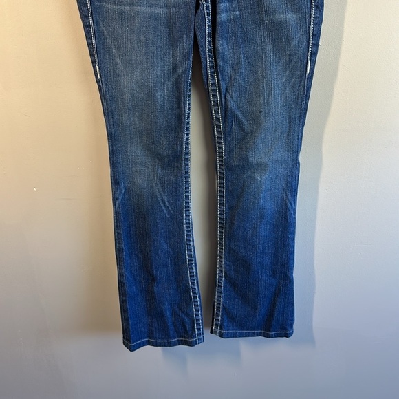 True Religion Becky White Stitch Bootcut Jeans Size 28 - Picture 5 of 16